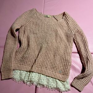 Hollister sweater vintage pink